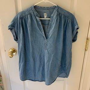 CHAMBRAY BLOUSE